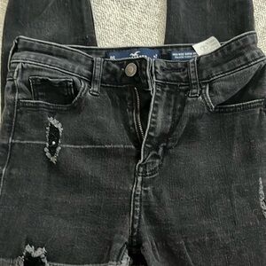 Hollister size 0, Black skinny jeans
